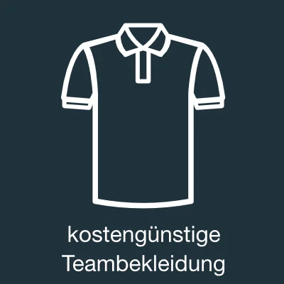 Kostengünstige Teambekleidung